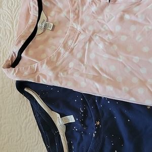 Two Soma 3/4 Sleeve Nightshirts